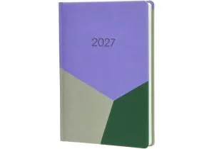 Ежедневник датировок А5 2027 OPTIMA комбинированные материалы O26144, Ежедневники датированные