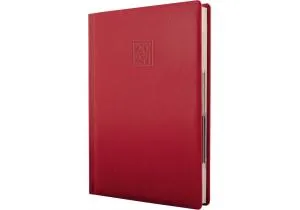 Ежедневник датированный А5 OPTIMA LIZARD красный O25242, Ежедневники датированные - фото 1