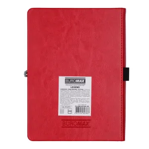 Щоденник недатований Buromax LEGEND A5 червоний 336 сторінки BM.20790-05, Щоденники недатовані - фото 10
