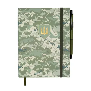 Ежедневник недатированный A5 Buromax MILITARY BM.20700-15, Ежедневники недатированные - фото 2