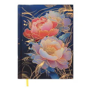 Ежедневник недатированный A5 Buromax PEONY BM.20170, Ежедневники недатированные