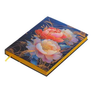 Ежедневник недатированный A5 Buromax PEONY BM.20170, Ежедневники недатированные - фото 1
