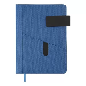 Щоденник недатований BUROMAX GALAXY, A5, синій, штучна шкіра/поролон BM.2024
