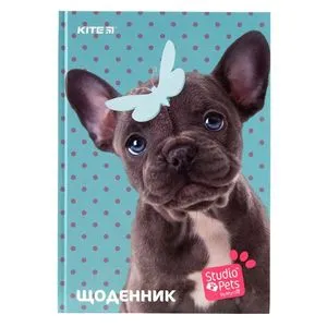 Шкільний щоденник, тверда обкладинка, Studio Pets-2 KITE SP19-262-2