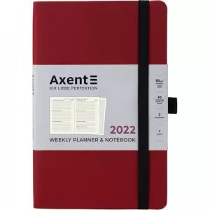 Еженедельник 2022 AXENT Partner Soft 8506-22 125х195 мм - Фото 3