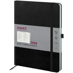 Еженедельник датированный 2026 А4 Axent 8530-26 Grand Strong 195x255, Еженедельники