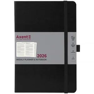 Еженедельник датированный 2026 А4 Axent 8530-26 Grand Strong 195x255, Еженедельники датированные - фото 1