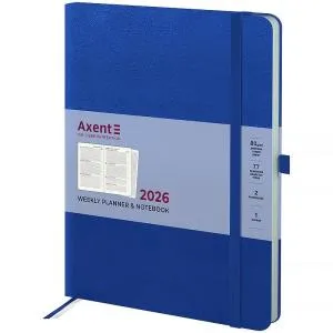 Еженедельник датированный 2026 А4 Axent 8530-26 Grand Strong 195x255, Еженедельники датированные - фото 6