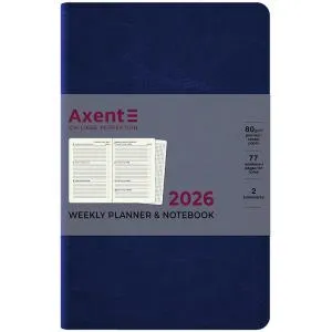 Еженедельник датированный 2026 Axent Partner City Soft 125x195 мм, Еженедельники датированные - фото 6
