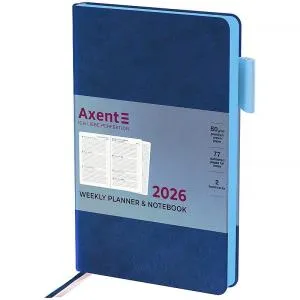 Еженедельник датированный 2026 A5 Axent 8527-26 Partner Soft Muse 125x195мм, Еженедельники датированные - фото 10