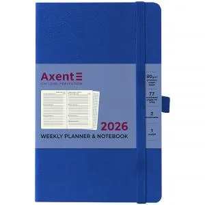 Еженедельник датированный 2026 A5 Axent 8505-26 Partner Strong 125x195 мм, Еженедельники датированные - фото 9