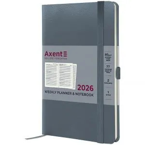 Еженедельник датированный 2026 A5 Axent 8505-26 Partner Strong 125x195 мм, Еженедельники датированные - фото 15