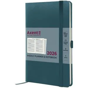 Еженедельник датированный 2026 A5 Axent 8505-26 Partner Strong 125x195 мм, Еженедельники датированные - фото 18