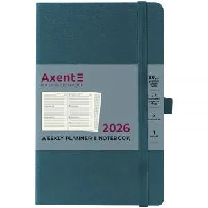 Еженедельник датированный 2026 A5 Axent 8505-26 Partner Strong 125x195 мм, Еженедельники датированные - фото 19