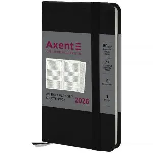 Ежедневник датированный 2026 Axent Pocket Strong 90x150 8508-26, Еженедельники датированные - фото 1