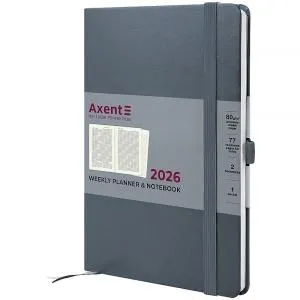 Еженедельник датированный 2026 A5 Axent 8507-26 Prime Strong 145x210 мм, Еженедельники датированные - фото 9