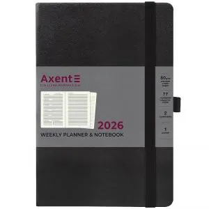 Еженедельник датированный 2026 A5 Axent 8507-26 Prime Strong 145x210 мм, Еженедельники датированные - фото 1
