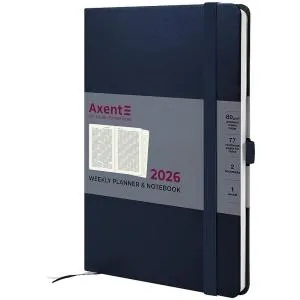 Еженедельник датированный 2026 A5 Axent 8507-26 Prime Strong 145x210 мм, Еженедельники датированные - фото 3