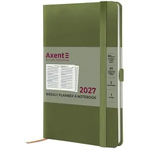 Еженедельник 2027 AXENT Partner Strong 125x195 8505-27-64-A, Еженедельники датированные