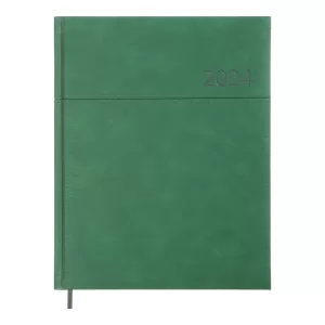 Еженедельник датированный 2024 ORION A4 зеленый Buromax BM.2783-04