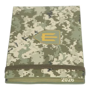 Еженедельник датированный карманный 2026 153x87 мм Buromax MILITARY BM.2908, Еженедельники датированные - фото 8