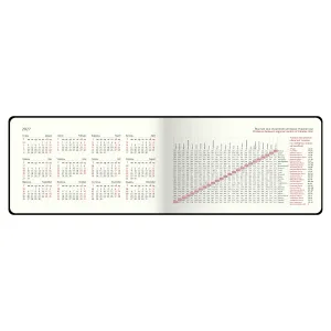 Тижневик датований кишеньковий 2026 153x87 мм BUROMAX VELOUR BM.2902, Тижневики датовані - фото 11