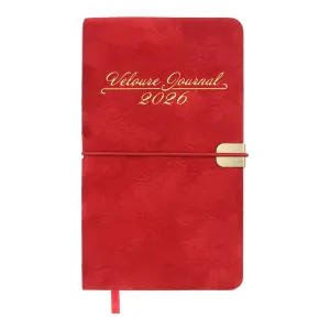 Еженедельник датированный карманный 2026 85x153 мм BUROMAX VELOUR BM.2891, Еженедельники