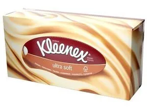 Салфетки Ультра Софт, 3 слоя, 20х20 см, 56 шт, Kleenex, 0126928