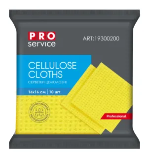 Салфетки PRO SERVICE целлюлозные 16х16 10 шт/уп 22шт/ящ pr.19300200, Тряпки