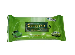 Серветки вологі для авто, 15 шт, АРНІКА, 30669