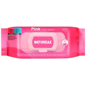 Салфетки влажные NATURELLE универсальные PINK 100шт san.92025, Влажные салфетки