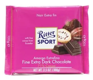 Шоколад экстрачерный Ritter Sport 100г 10475883