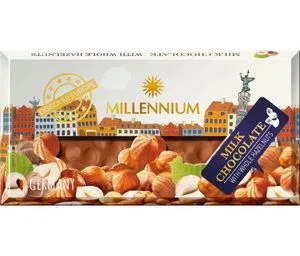 Шоколад мол Millennium Discover Europe лесной орех 100г 10726638