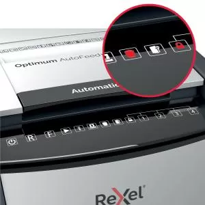 Уничтожитель документов Rexel Optimum AutoFeed+ 50X 2020050XEU 50л|6л 4x28 мм 20литр - Фото 7