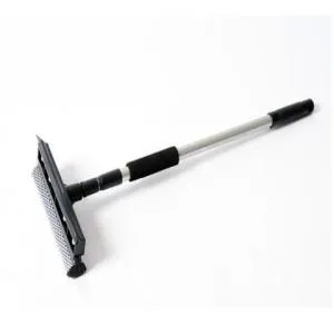 Швабра для мытья окон Eco Fabric губка 25 см алюминиевая ручка телескоп 60-98 см EF-2516, Швабры