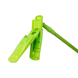 Швабра Buroclean Green Flat Mop металл ручка 70-120 см 41x13 см 10300117, Швабры - фото 2