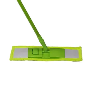 Швабра Buroclean Green Flat Mop металл ручка 70-120 см 41x13 см 10300117, Швабры - фото 3