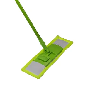 Швабра Buroclean Green Flat Mop металл ручка 70-120 см 41x13 см 10300117, Швабры - фото 4