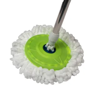Швабра Buroclean Green с отжимом Spin Mop 2 сменные насадки 10300115, Швабры - фото 3