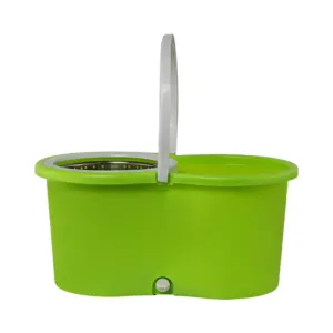 Швабра Buroclean Green с отжимом Spin Mop 2 сменные насадки 10300115, Швабры - фото 4