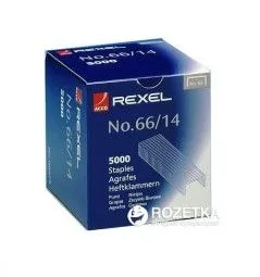 Скобы для степлеров Gladiator Apollo №66/11. Rexel 06070