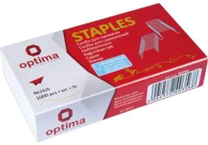 Скоби для степлера №24/6 Optima O40356, Скоби для степлера