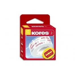 Скотч канцелярский прозрачный Cristal 33м х 19 мм с пластиковым лезвием Kores K54319