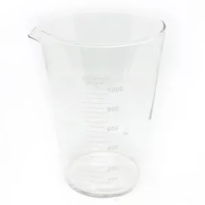 Стакан стеклянный мерный 1000мл с делениями 0113620, Мерная посуда