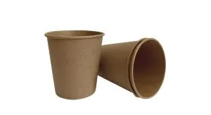 Стакан бумажный Buroclean 110мл однослойный крафт 50шт/уп 1080034, Одноразовые стаканы