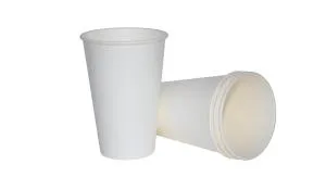 Стакан бумажный Buroclean 340мл белый 50шт/уп 1080031, Одноразовые стаканы