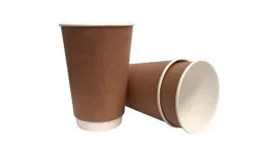 Стакан бумажный Buroclean 340мл двухслойный крафт 25шт/уп 1080040, Одноразовые стаканы