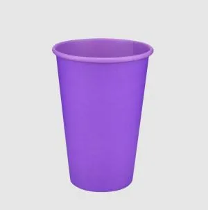 Стакан Buroclean паперовий 340мл LAVANDA CUP 50штук 1080052, Одноразові стакани