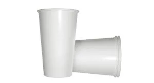 Стакан бумажный Buroclean 400мл белый 50шт/уп 1080032, Одноразовые стаканы