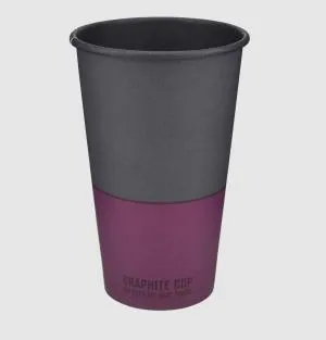 Стакан Buroclean бумажный 500мл GRAPHITE CUP 50штук 1080047, Одноразовые стаканы